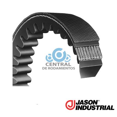 Correa trapezoidal estandar, 3VX375, Longitud externa 37.5 pulgadas, jason