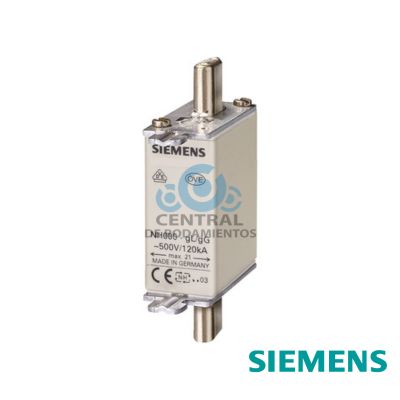 cartucho de fusibles NH, NH000, Entrada: 63 A, gG, Un AC: 500 V, Un DC: 250 V, indicador de fusion superior, orejetas energizadas