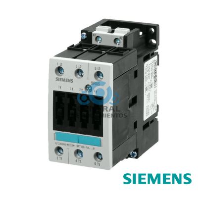 Contactor de potencia, 3 AC 40 A, 18.5 kW/400 V 230 V AC, 50/60 Hz, 3 polos, Tamano S2, borne de tornillo !!! Producto a extinguir El sucesor es SIRIUS 3RT2 El tipo sucesor preferido es