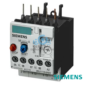 Rele de sobrecarga 2,8...4 A para proteccion de motores Tamano S00, Clase 10 para montar en contactor Circuito principal: borne de tornillo Circuito auxiliar: borne de tornillo REARME