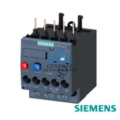 Rele de sobrecarga 2,8...4,0 A termico para proteccion de motores tamano S00, clase 10 para montar en contactor Circuito principal: atornillable circuito auxiliar: atornillable Rearme