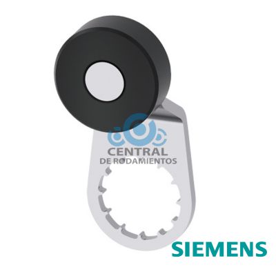 palanca de rodillo para interruptor de posicion 3SE51 Palanca metalica forma A 27 mm de longitud, Escalon 9 mm con rodillo de plastico de 19 mm segun DIN EN 50041