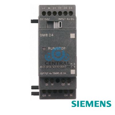 *** Repuesto *** Modulo ampl. LOGO! DM8 24R, FA/E/S: 24 V/24 V/rele, 2 mod. 4 DI/4 DO, AC/DC/NPN Input