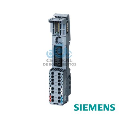 SIMATIC ET 200SP, BaseUnit BU20-P12+A0+4B, BU tipo B1, unidad de embalaje: 1 unidad, Bornes de resorte de insercion rapida, sin bornes AUX, puenteados hacia la izquierda, An x Al: 20 x 117 mm