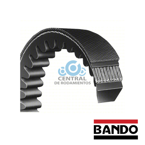 Correa trapezoidal estandar, AX28, Longitud externa 30 pulgadas, bando