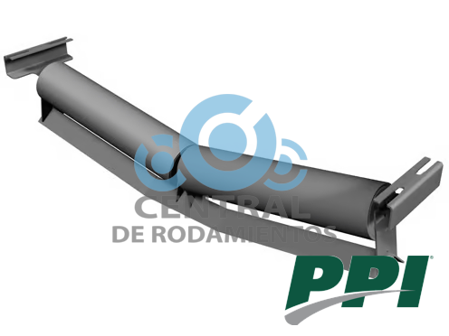 Estacion de rodillos, tipo V-Return, CEMA C, Diametro de rodillo 5 pulgadas, Ancho de banda 42 pulgadas, grado de inclinacion de la artesa 10 Â°, PPI