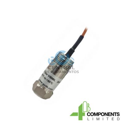 Sensor de vibraciones facil integracion salida analoga 4-20ma, Voltaje de alimentacion 15-24 VDC, 4B