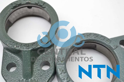 [FH204] Housing, FH204, Brida de 3 pernos, Carcasa de Hierro fundido, NTN