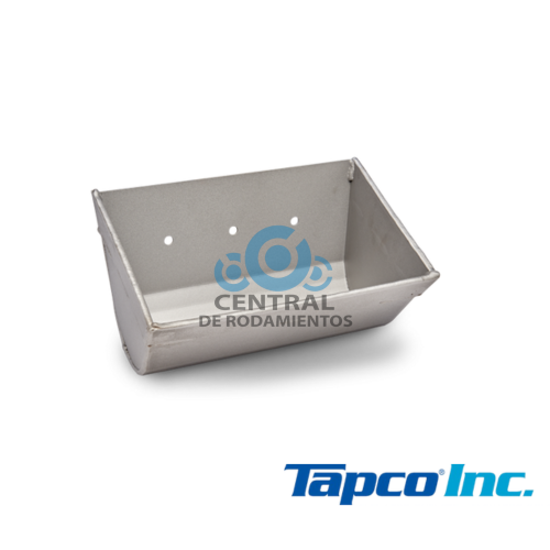 Cangilon industrial de acero Tipo AA, Tamano 10x6 pulgadas, Tapco