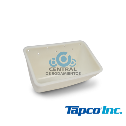 Cangilon industrial de Polietileno Tipo AA, Tamano 12x7 pulgadas, Tapco