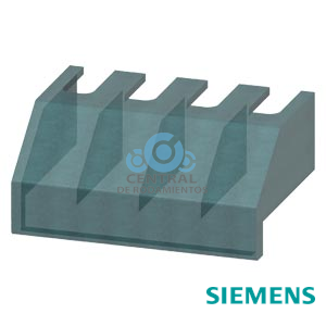 tapa cubrebornes, 4 polos, 16 A, Accesorios para interruptores principales e interruptor de parada de emergencia 3LD2