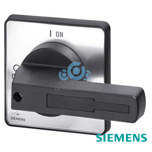 Accionamiento giratorio, muletilla negro, para cuatro agujeros de fijación frontal, para 160A y 250A, Accesorios para interruptores principales e interruptor de parada de emergencia 3LD23/24