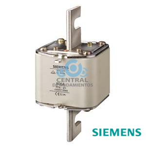 cartucho de fusibles NH, con contactos de tornillo, NH4, Entrada: 800 A, gG, Un AC: 500 V, Un DC: 440 V, indicador de fusión superior, orejetas energizadas