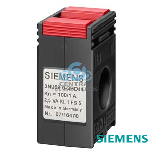 Accesorio para Interruptor-seccionador con fusibles tipo base portafusibles, enchufable transformador de intensidad 50/5A, Borne 1, 1 VA