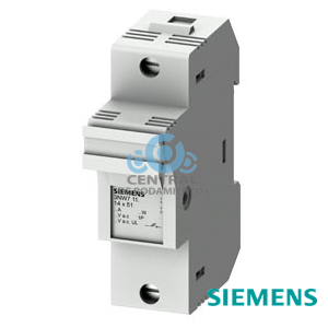 SENTRON, base portafusibles cilíndricos, 14x51 mm, 1 polo, Entrada: 50 A, Un AC: 690 V