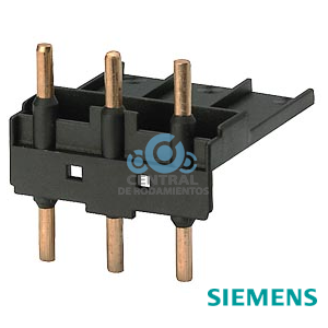 Bloque de conexión eléctrico y mecánico para 3RV1.31 y 3RT1.3. mando por DC (embalaje individual) !!! Producto a extinguir El sucesor es SIRIUS 3RA2 El tipo sucesor preferido es >>3RA2931-1AA00<<