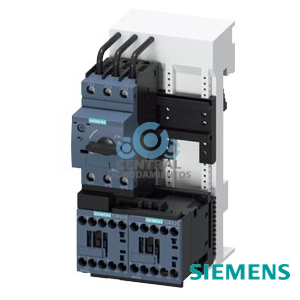 derivación a motor sin fusibles, modo inversor de sentido AC 400 V, Tamaño S00 0,35...0,50 A AC 230 V borne de tornillo para sistemas de embarrado de 60 mm (cumple también tipo de coordinación 1) Tipo de coordinación 2, Iq = 150 kA 1 NC (contactor)