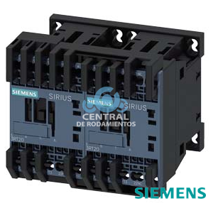 combinación inversora, AC-3e/AC-3, 7 A, 3 kW/400 V, tripolar, 24 V DC, borne de resorte, variante eléctrica y mecánica de enclavamiento