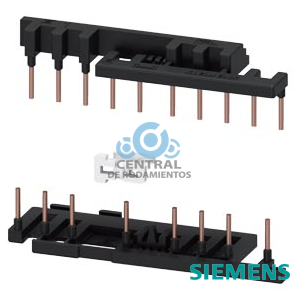 juego de piezas para el cableado para borne de tornillo eléctrico y mecánico incluido enclavamiento mecánico para arrancadores inversores Tamaño S00