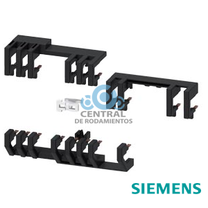 Juego de piezas para el cableado de conexión por resorte eléctrico y mecánico incluido enclavamiento mecánico para arrancadores inversores Tamaño S00