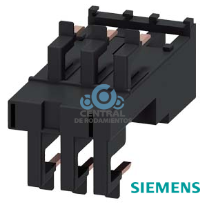 Bloque de conexión de bornes de resorte eléctrico y mecánico para 3RV2.21 y 3RT2.2. (embalaje multiunidad)
