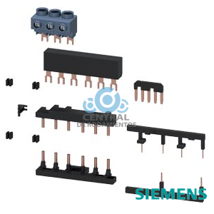 juego de piezas para el cableado para borne de tornillo eléctrico y mecánico incluido enclavamiento enclavamiento para arrancadores estrella-triángulo con borne de alimentación trifásico