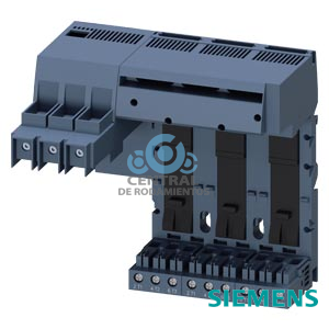 Alimentación a la izquierda Conexión del circuito principal: borne de tornillo 3 slots para derivaciones compactas Borne de conexión máximo 50 mm2 / 70 mm2
