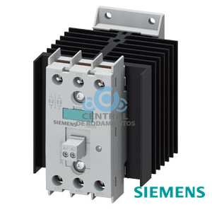 Contactor estático trifásico 3RF2 AC 51 / 30 A / 40 °C 48-600 V / DC 4-30 V controlado por 2 fases borne de tornillo Tensión de bloqueo 1200 V