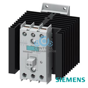 Contactor estático trifásico 3RF2 AC 51 / 30 A / 40 °C 48-600 V / DC 4-30 V controlado por 3 fases borne de tornillo Tensión de bloqueo 1200 V