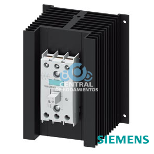 Contactor estático trifásico 3RF2 AC 51 / 50 A / 40 °C 48-600 V / DC 4-30 V controlado por 3 fases borne de tornillo Tensión de bloqueo 1200 V
