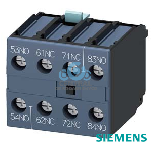 Bloque de contactos auxiliares frontal, 2 NA, 2 NC, bornes de tornillo, para contactores 3RT1, cifras de orden 5…8