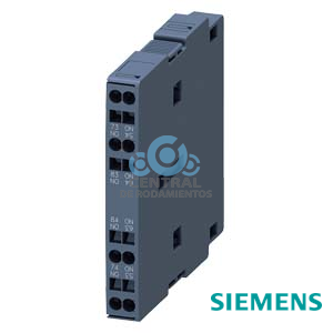 Primer bloque de contactos auxiliares lateral 2 NA, bornes de resorte, para contactores 3RT1