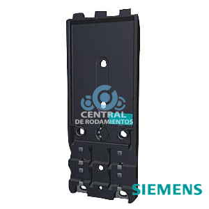 Placa de montaje AS-Interface K60 para módulos compactos K60 para montaje mural para 2 cables planos cable AS-i (amarillo) y cable AS-i 24 V (negro)