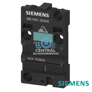 Placa de montaje AS-Interface K45 para módulos compactos K45 para montaje en perfil DIN para 2 cables planos cable AS-i (amarillo) y cable AS-i 24 V (negro)