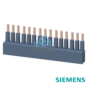 Accesorios para SIRIUS 3RM1 Barra colectora trifásica para 5 arrancadores de motor Distancia entre dientes 22,5 mm sistema de conexión por tornillo