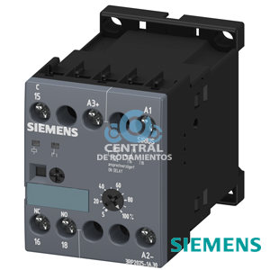 relé temporizador, electrónico retardado a la excitación 1 conmutado AC/DC 24 V, AC 200 a 240 V con AC 50/60 Hz 0,05 s hasta 100 h 45 mm de ancho borne de tornillo