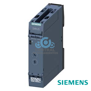 relé temporizador, electrónico retardado a desexcitación sin señal de control o ejecución segura con paso momentáneo a conexión no volátil 7 rangos de tiempo 0,05...600 s AC/DC 12-240 V, 1 conmutado con AC 50/60 Hz con LED, borne de tornillo