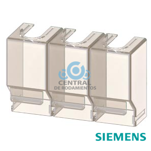 Accesorios para 3KC4, 3KC8 tapas cubrebornes 1 polo para 250-400A contiene 3 unidades