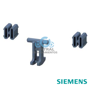 Conectores mecánicos Enclavamiento lateral para contactor 3RT202, 3RT232 compuesto por 2 conectores y 1 inducido para 1 combinación