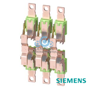 juego de contactos, de 3 polos, para contactores 3RT2046, consta de 3 contactos móviles y 6 contactos fijos