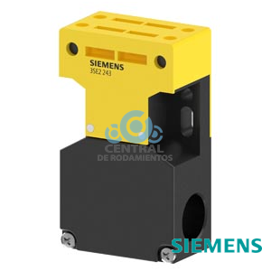 interruptor de posición de seguridad con actuador separado caja de material aislante lateral y frontal contactos de acción normal 1NA+2NC, 3 x (M20 x 1,5) Fuerza de extracción 5 N Suministro sin actuador