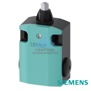 interruptor de posición Caja metálica, 56 mm de ancho, Conexión del aparato 3x (M20x 1,5) 1NA/1NC contactos de acción brusca, vástago reforzado, con 3 mm de sobrecarrera, de acero inox.