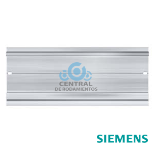 SIMATIC S7-1500, perfil 482,6 mm (aprox. 19 pulgadas); incl. tornillo de tierra, perfil normalizado integrado para montaje de material pequeño como, p. ej., bornes, fusibles automáticos y relés