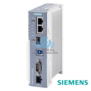 SIMATIC IOT2050 SM; 2 GBit Ethernet RJ45; puerto S7-1200 SM 1 USB 2.0; DDR 4 GB, eMMc 16 GB; slot para tarjeta SD; fuente de alimentación industrial 24 V DC