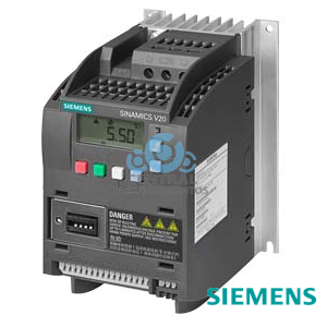 SINAMICS V20 380-480 V 3 AC – 15/+ 10 % 47-63 Hz potencia nominal 2,2 kW con sobrecarga del 150 % durante 60 s sin filtrar E/S: 4 DI, 2 DO, 2 AI, 1 AO bus de campo: USS/Modbus RTU con panel de operador básico incorporado protección: IP20/UL abierto tamaño: A 90 × 166 × 146 (An × Al × P)
