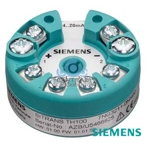 Convertidor de temperatura SITRANS TH100 para Pt100 para montar en el cabezal tipo B (DIN 43729) Conexión a dos hilos 4...20mA, programable, sin aislamiento galvánico Sin protección contra explosiones . .