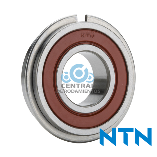 Rodamiento rigido de bolas, 6002LLUNR, Diametro interno 15 mm, Diametro externo 32 mm , Ancho total 9 mm, NTN