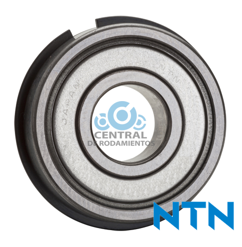 Rodamiento rigido de bolas, 6006ZNR, Diametro interno 30 mm, Diametro externo 55 mm, Ancho total 13 mm, NTN