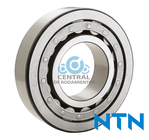 Rodamiento de rodillos cilindricos, NJ304E, Diametro interno 20 mm, Diametro externo 110 mm, Ancho 15 mm, NTN