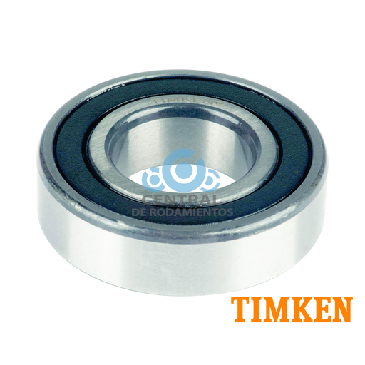 Rodamiento rigido de bolas, 6004-2RS, Diametro interno 20 mm,  Diametro externo 42 mm, Ancho 12 mm, TIMKEN